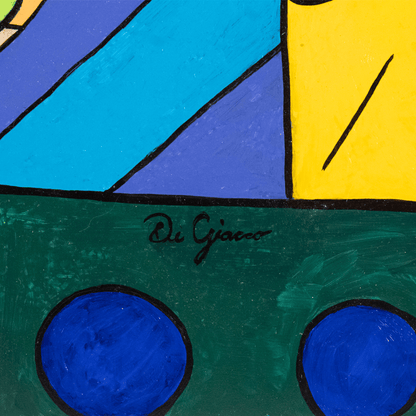 De Giacco Colorful Pop Art Floral Still Life Painting
Gold & Silver Pawn Shop