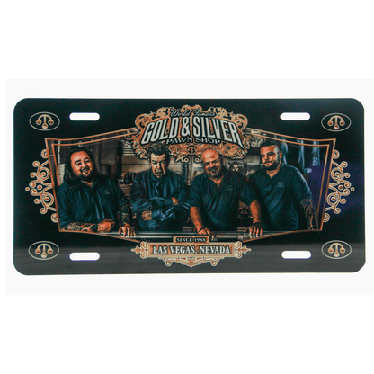 Gold & Silver Pawn Shop 4 Guys License Plate