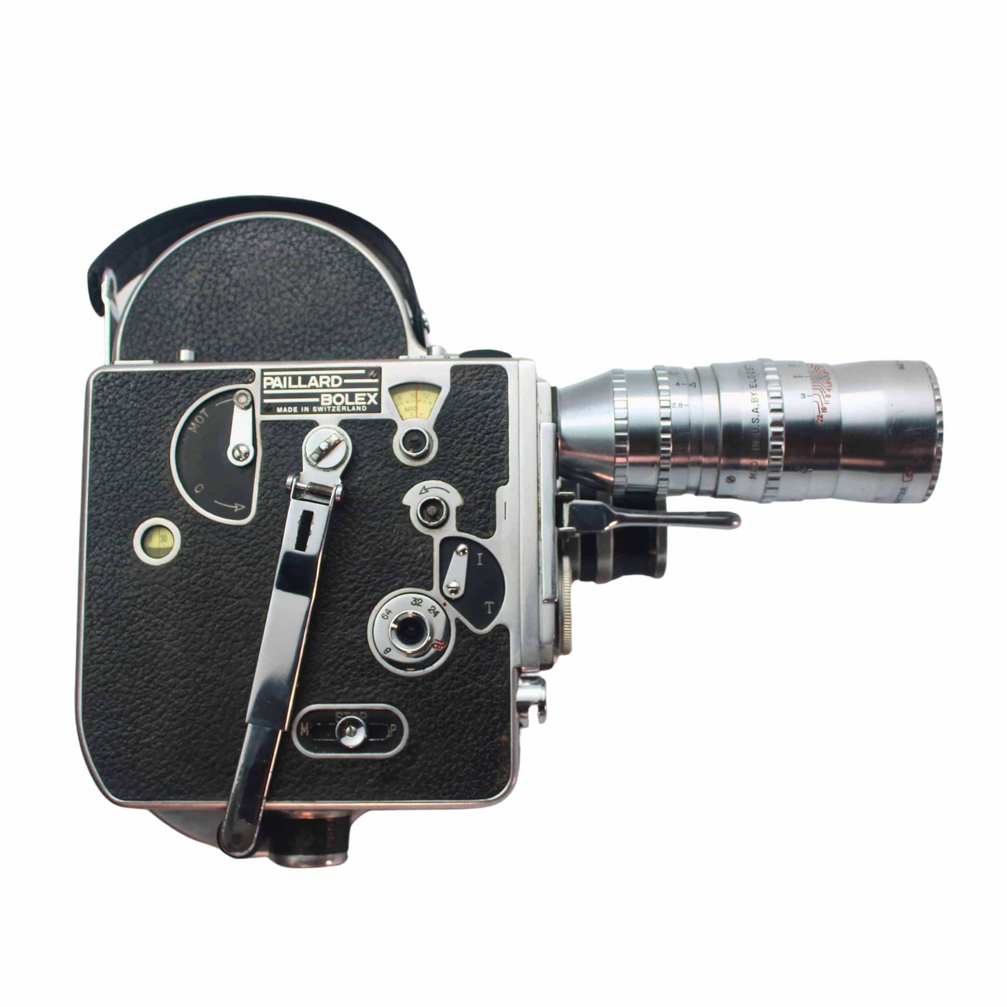 Antique Bolex 16MM Camera Side View