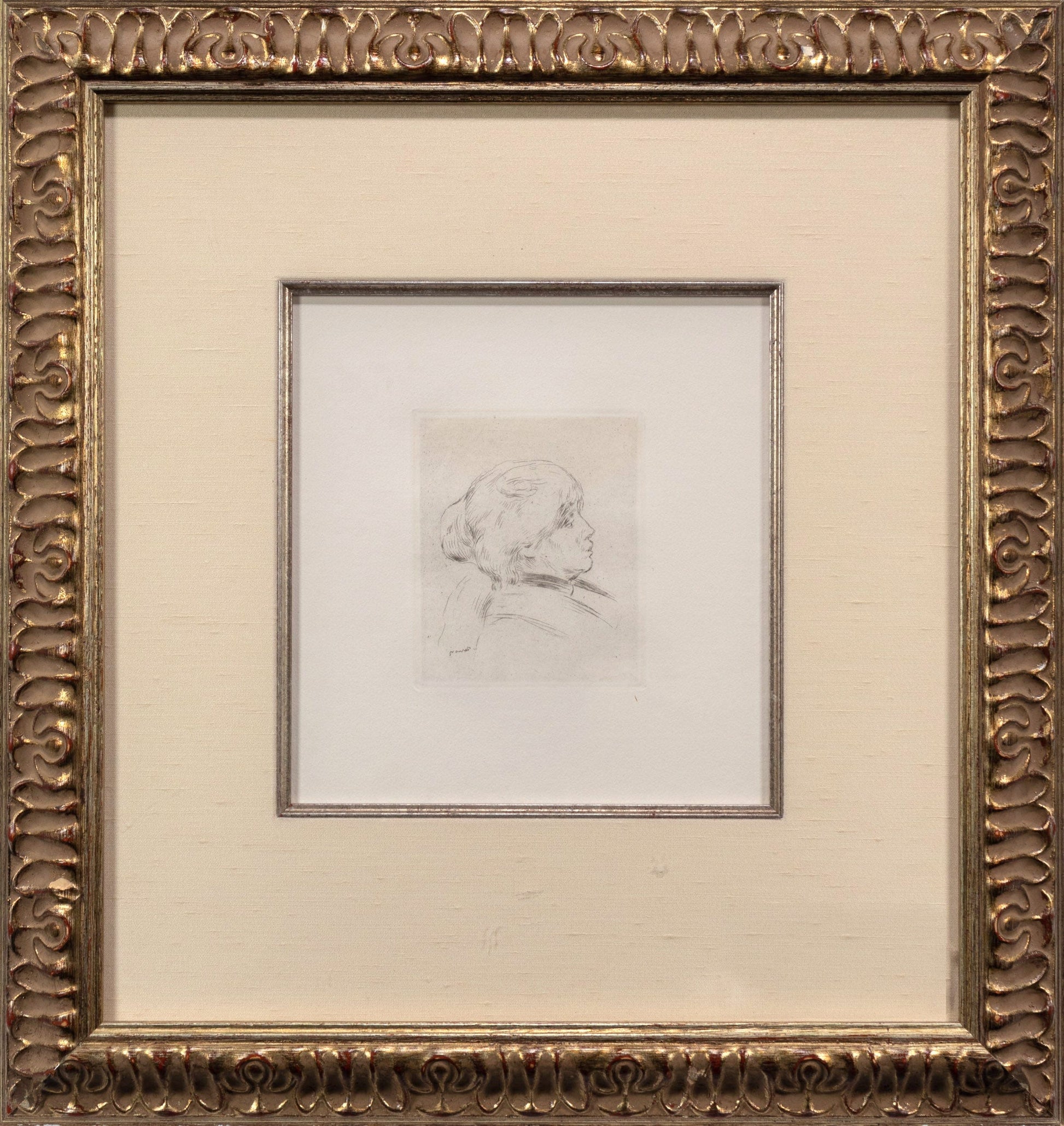 Renoir: Berthe Morisot Etching Proof Art G S Pawn