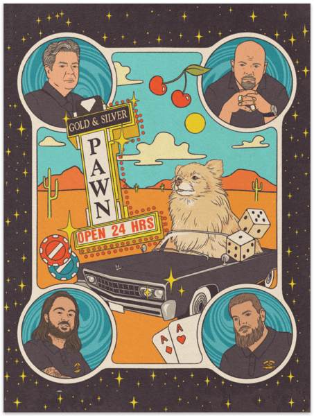 Gold & Silver Pawn Shop Posters G S Pawn 70s Pawn Star Poster No