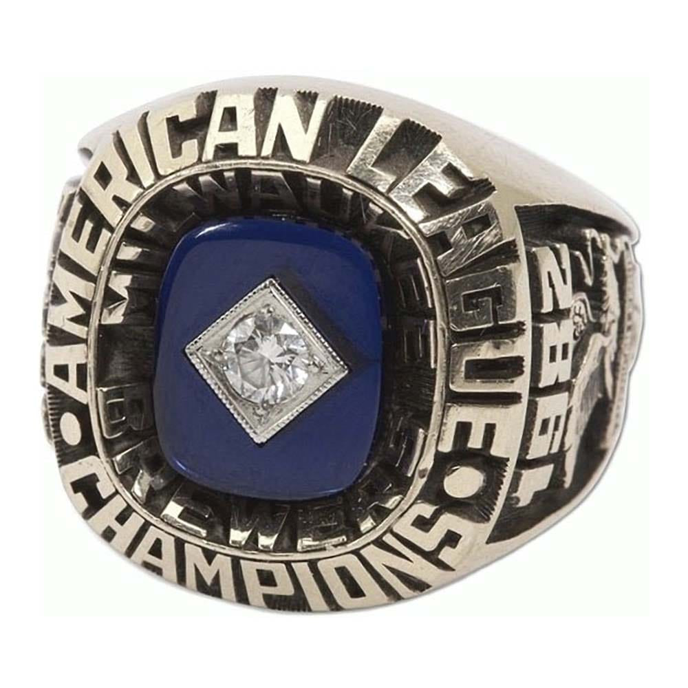 1982 Milwaukee Brewers AL Championship Ring Gold & Silver Pawn Shop