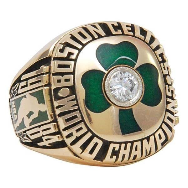 1984 Boston Celtics NBA Championship Ring - Salesman Sample Gold & Silver Pawn Shop
