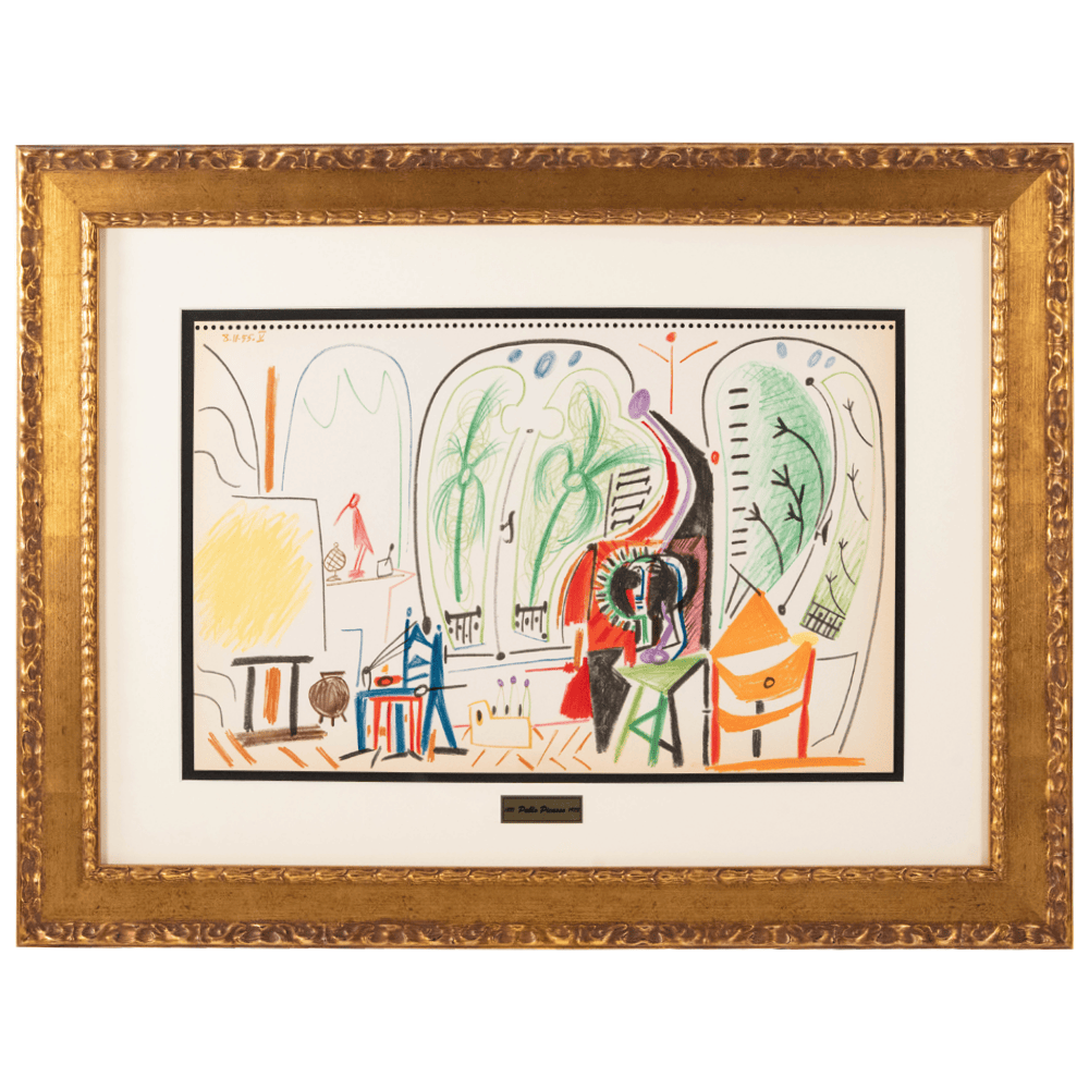 Picasso: Studio Study V 8.11.55, Carnet de la Californie Art G S Pawn