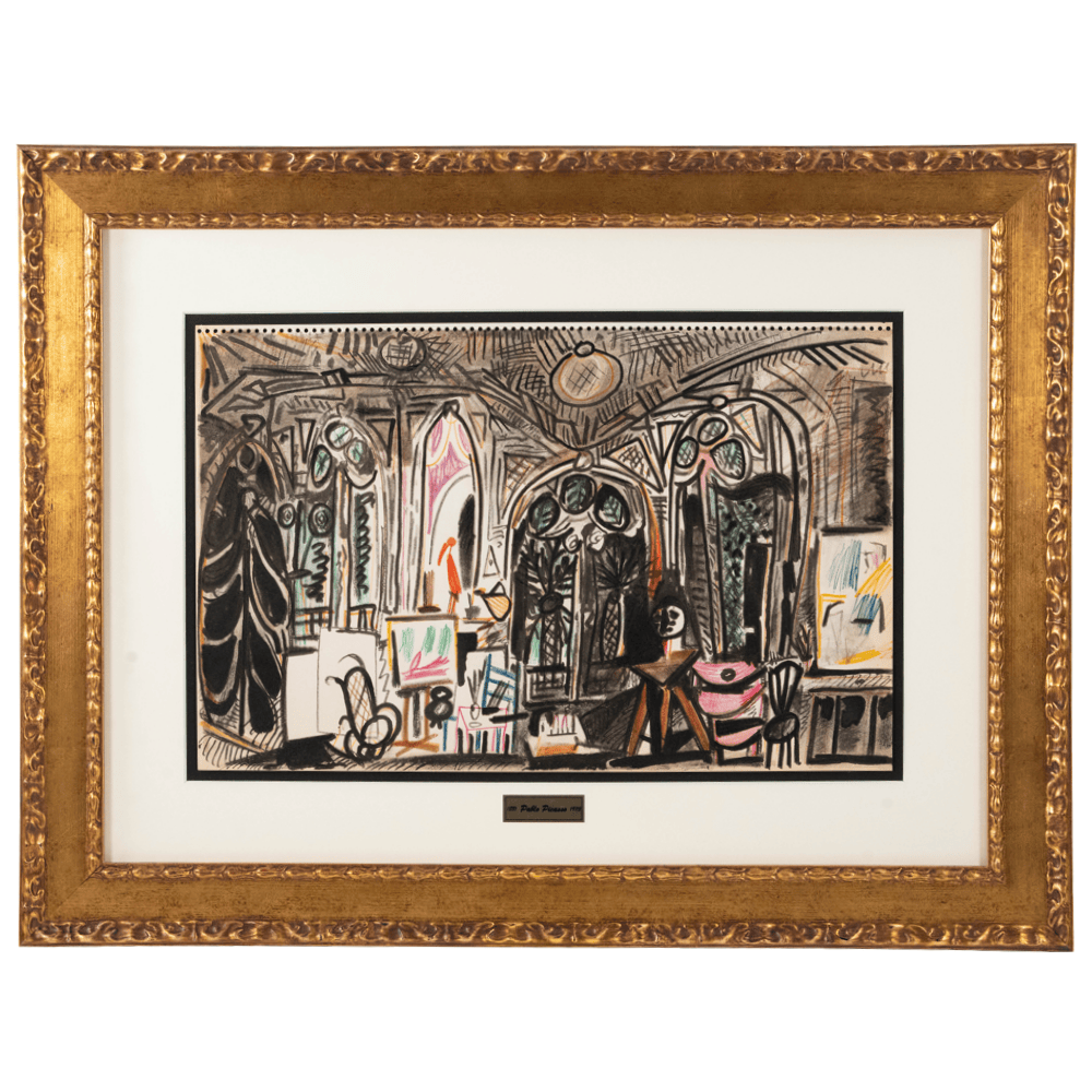 Picasso: Studio Study I, Carnet de la Californie Art G S Pawn