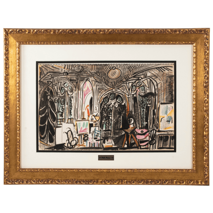 Picasso: Studio Study I, Carnet de la Californie Art G S Pawn