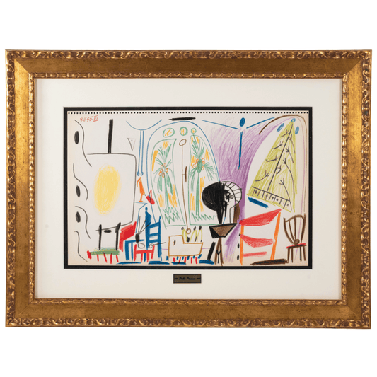 Picasso: Californie Studio Study VI 8.11.55, Carnet de la Californie Art G S Pawn