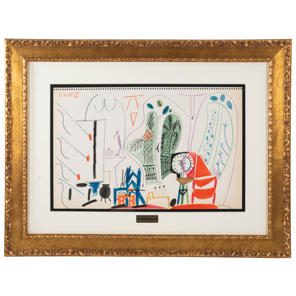 Picasso: Studio Study IV 8.11.55, Carnet de la Californie Art G S Pawn