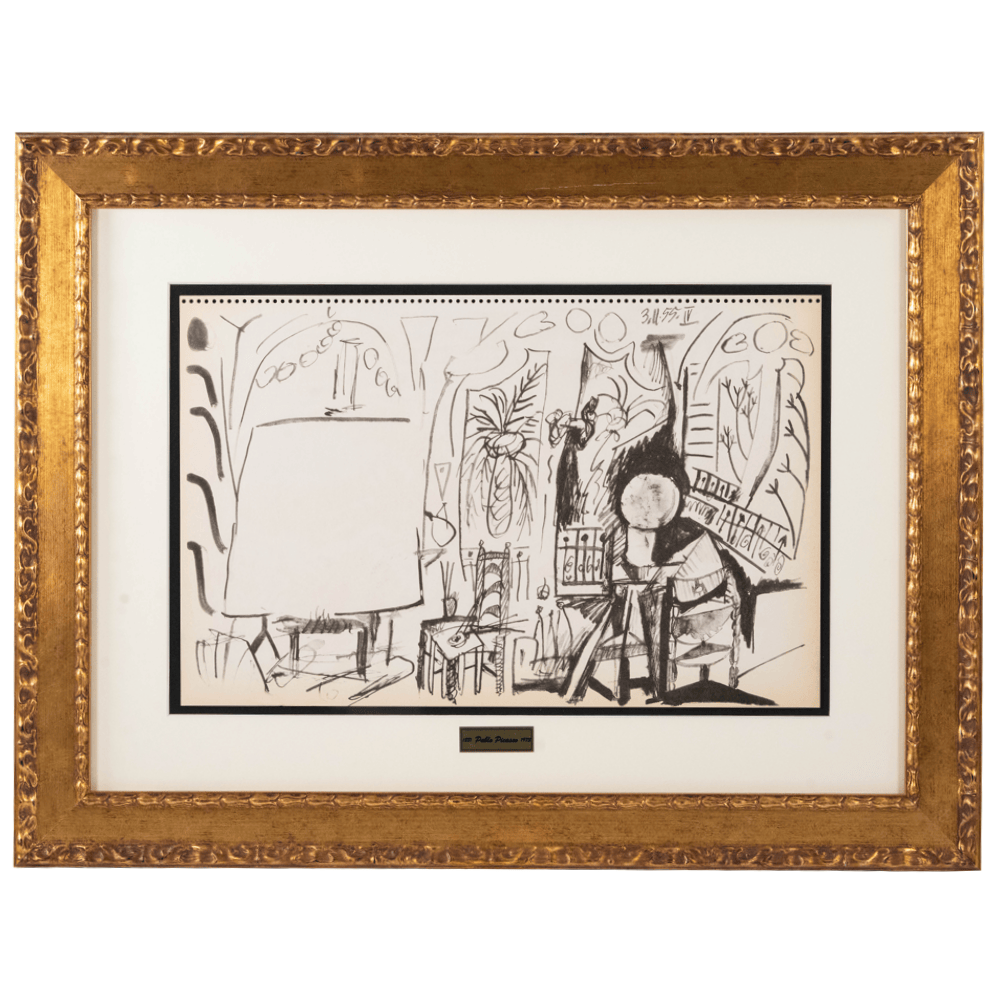 Picasso: Studio Study IV 3.11.55, Carnet de la Californie