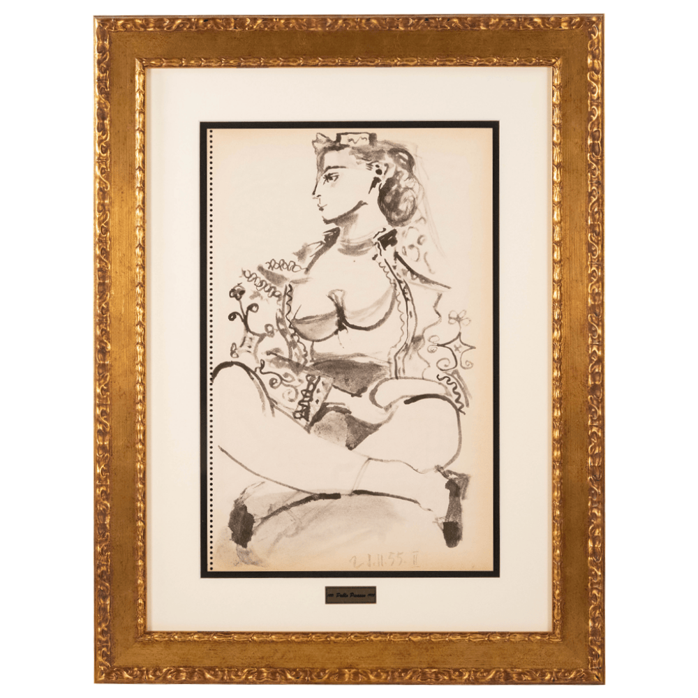 Picasso: Odalisque II 21.11.55, Carnet de la Californie Art G S Pawn