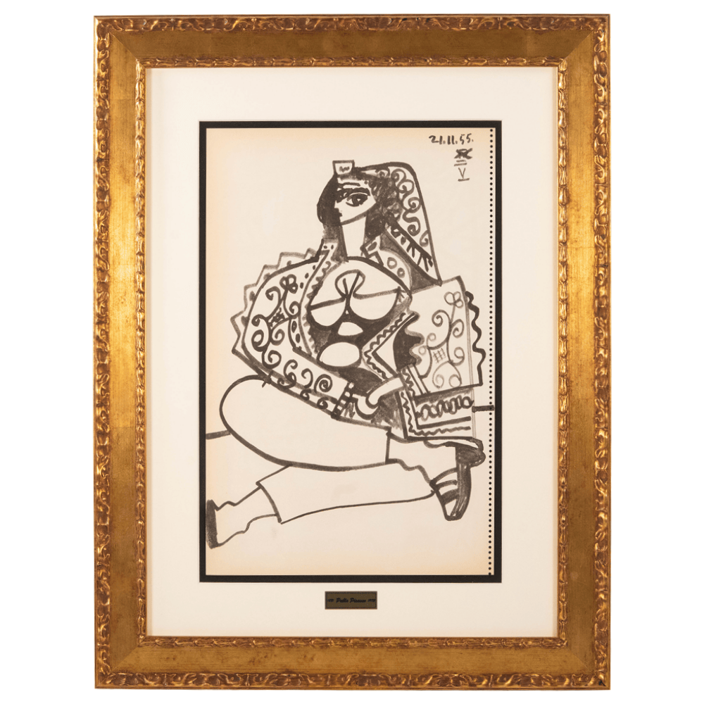 Picasso: Odalisque V 21.11.55, Carnet de la Californie Art G S Pawn