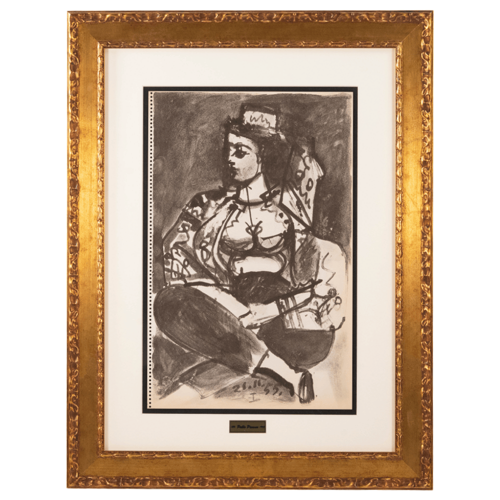 Picasso: Odalisque I 26.10.55, Carnet de la Californie Art G S Pawn