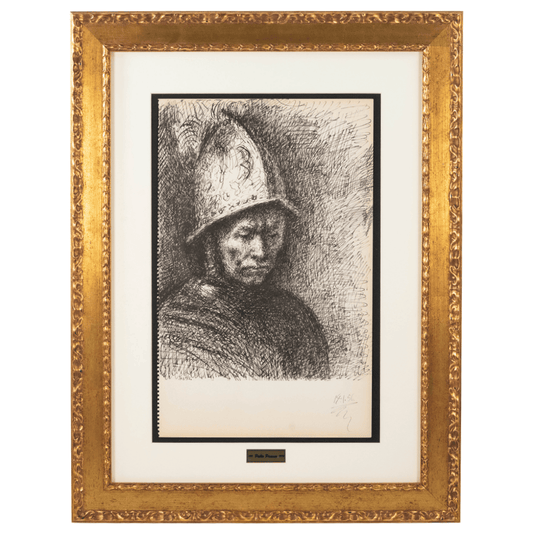 Picasso: Man in Helmet, Homage to Rembrandt 14.1.56, Carnet de la Californie Art G S Pawn