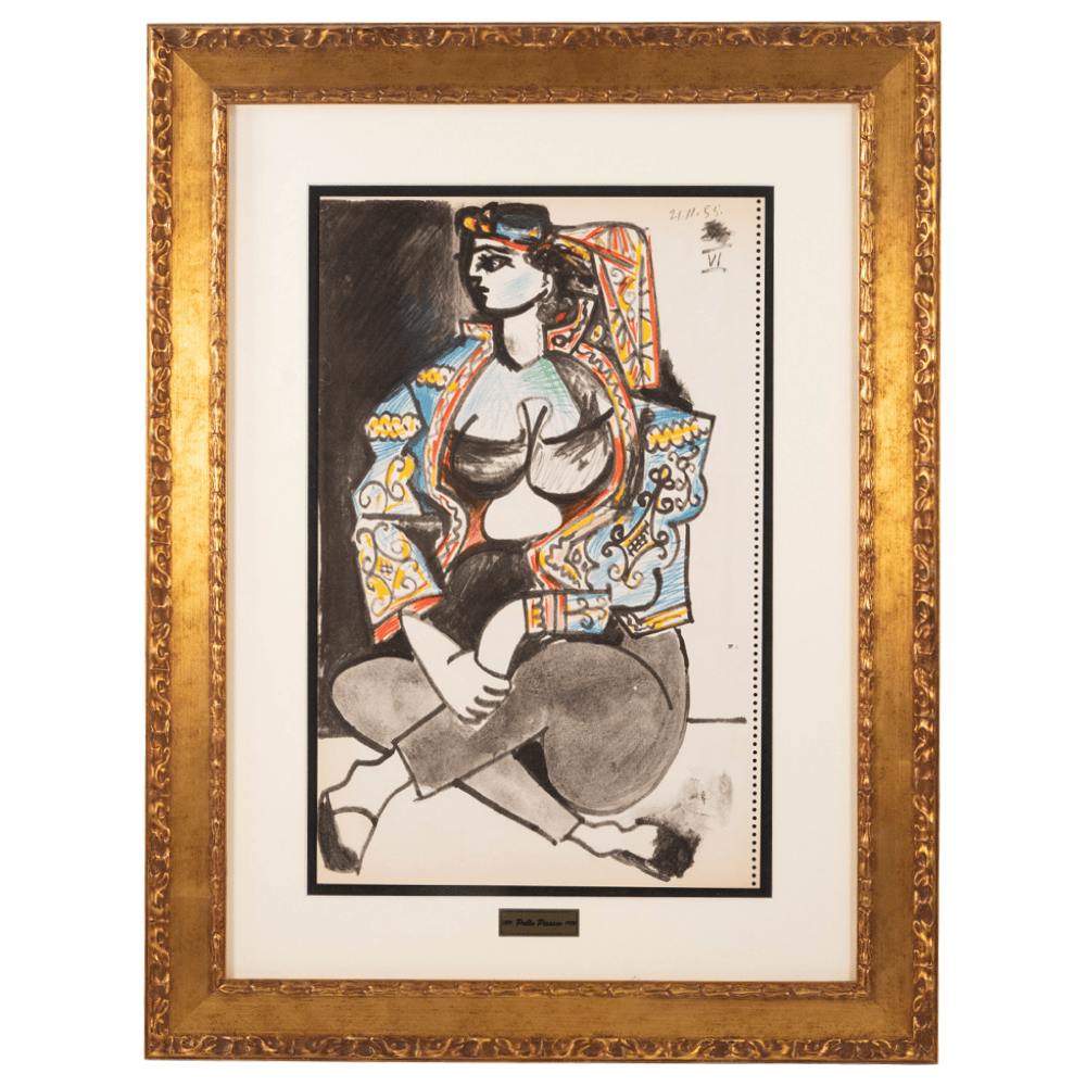 Picasso: Odalisque VI 21.11.55, Carnet de la Californie Art G S Pawn