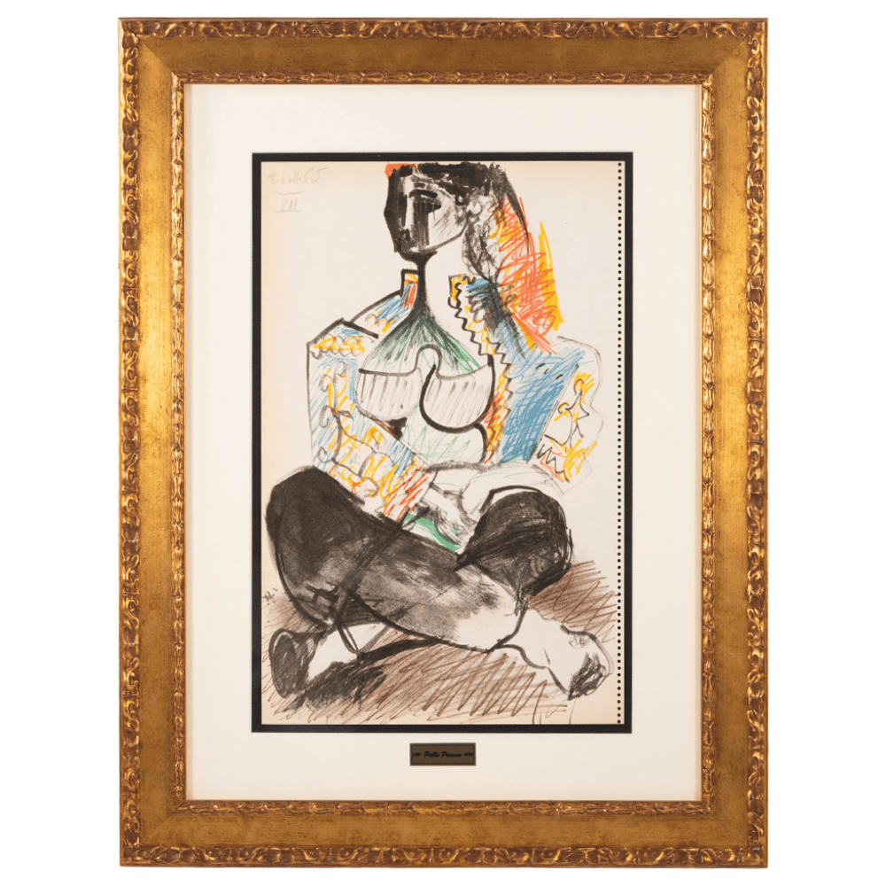 Picasso: Odalisque VII 21.11.55, Carnet de la Californie Art G S Pawn