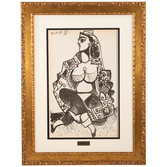 Picasso: Odalisque IV 21.11.55, Carnet de la Californie Art G S Pawn