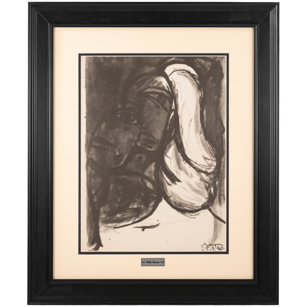 Picasso: Cubist Portrait, Royan, 25.7.40, Carnet de Dessins