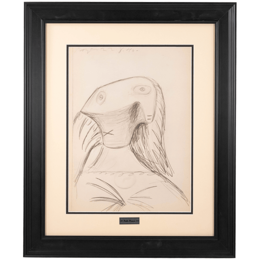 Picasso: Cubist Portrait, Royan, 22.8.40, Carnet de Dessins Art Gold & Silver Pawn Shop
