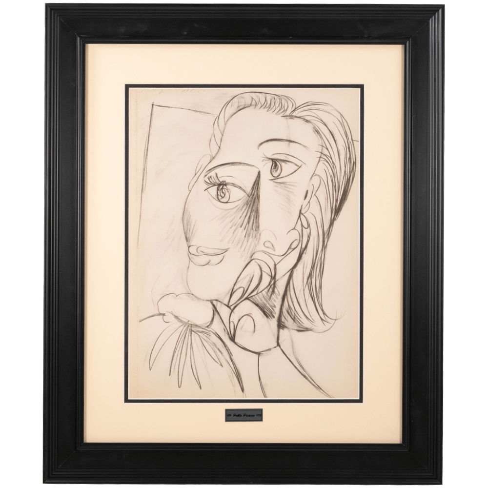 Picasso: Cubist Portrait, Royan, 31.7.40, Carnet de Dessins