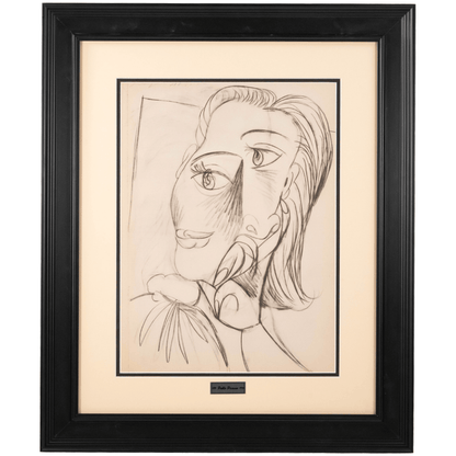 Picasso: Cubist Portrait, Royan, 31.7.40, Carnet de Dessins