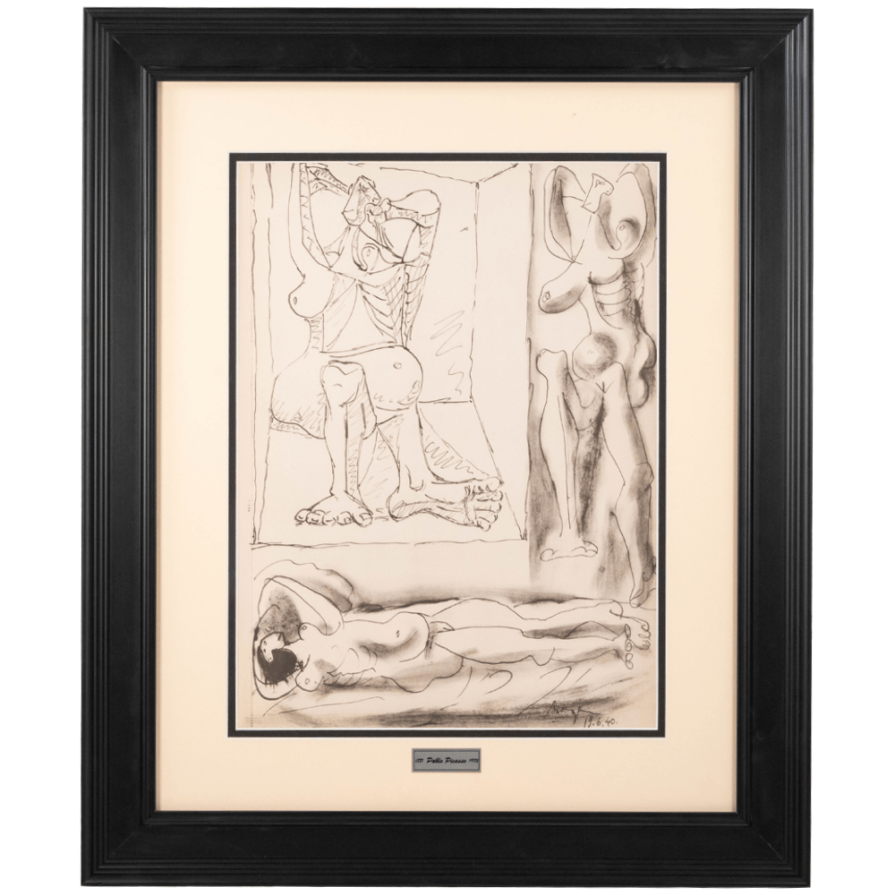 Picasso: Figurative Composition, Royan, 19.6.40, Carnet de Dessins Art Gold & Silver Pawn Shop