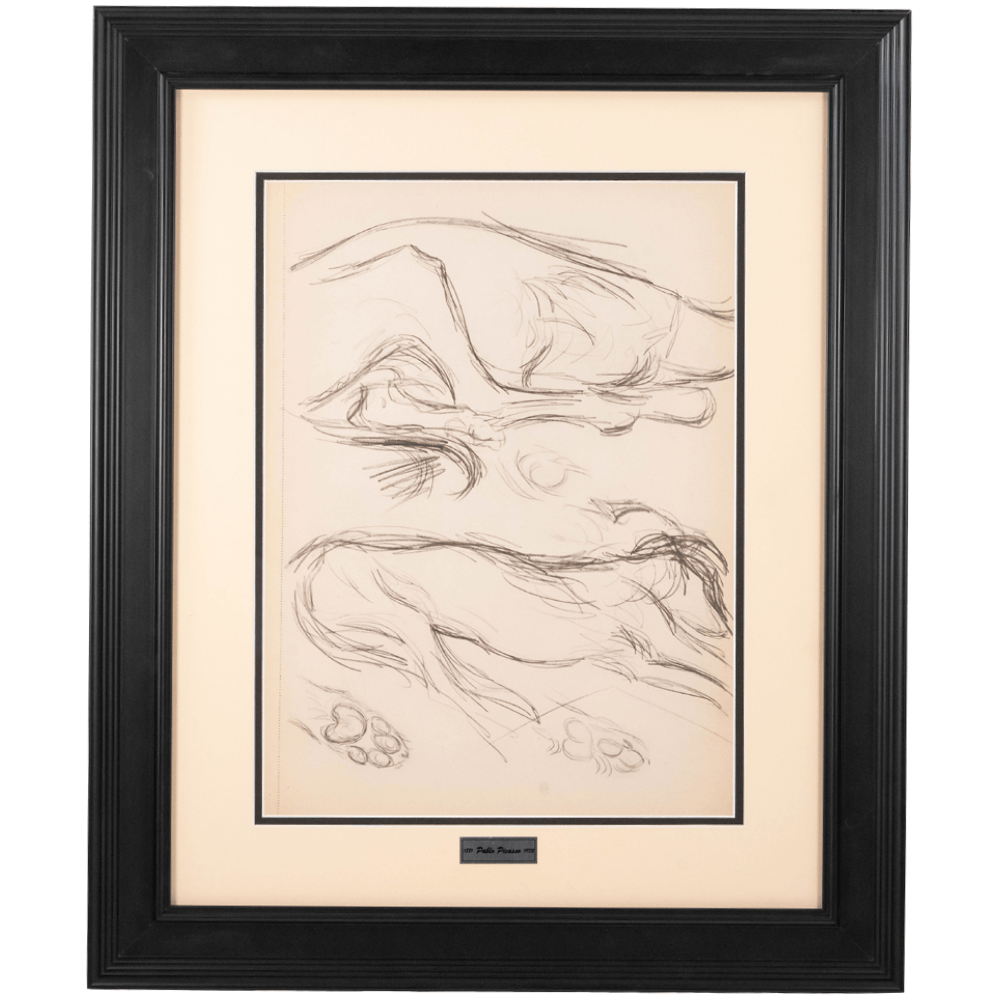 Picasso: Study of Sleeping Dogs, Carnet de Dessins Art Gold & Silver Pawn Shop