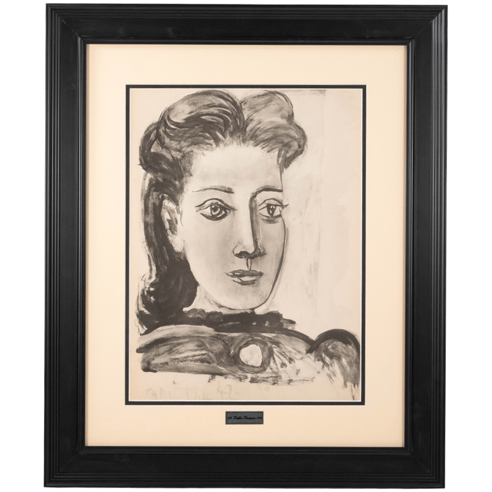 Picasso: Expressionist Portrait of Dora Maar, Paris, 19.II.42, Carnet de Dessins Art Gold & Silver Pawn Shop
