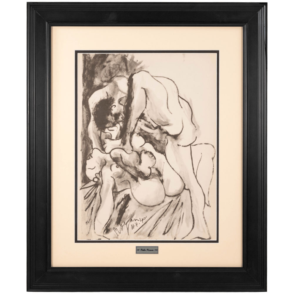 Picasso: Figurative Study of Nude Couple 11.7.40, Carnet de Dessins Art Gold & Silver Pawn Shop