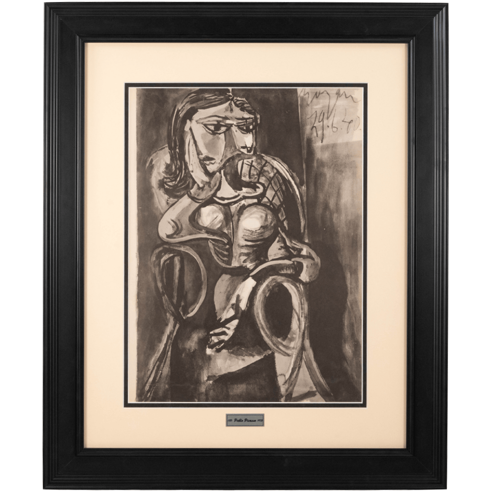 Picasso: Cubist Portrait, Royan, 29.6.40, Carnet de Dessins Art Gold & Silver Pawn Shop