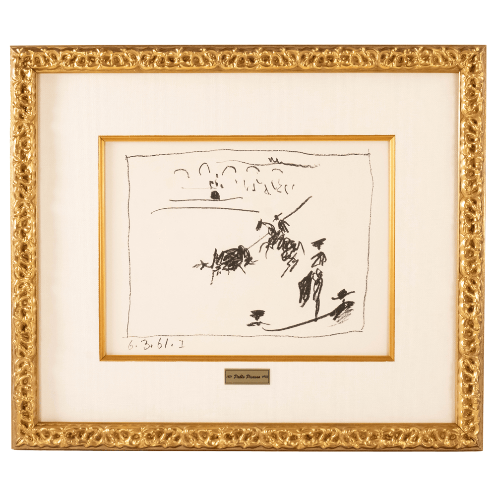 Pablo Picasso: A Los Toros, 1961 Complete Suite of 4 Original Lithographs