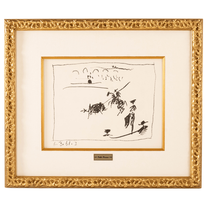 Pablo Picasso: A Los Toros, 1961 Complete Suite of 4 Original Lithographs