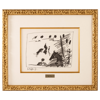 Pablo Picasso: A Los Toros, 1961 Complete Suite of 4 Original Lithographs