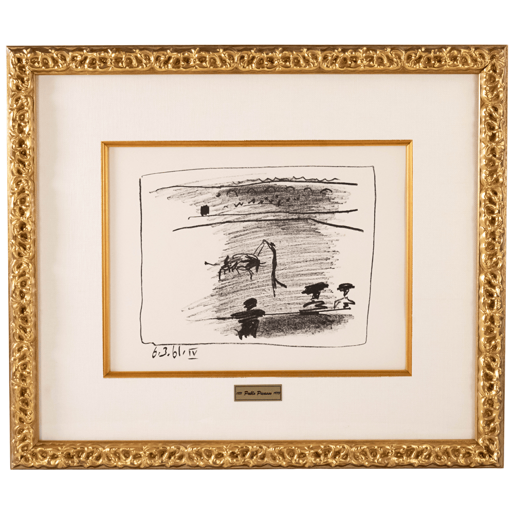 Pablo Picasso: A Los Toros, 1961 Complete Suite of 4 Original Lithographs