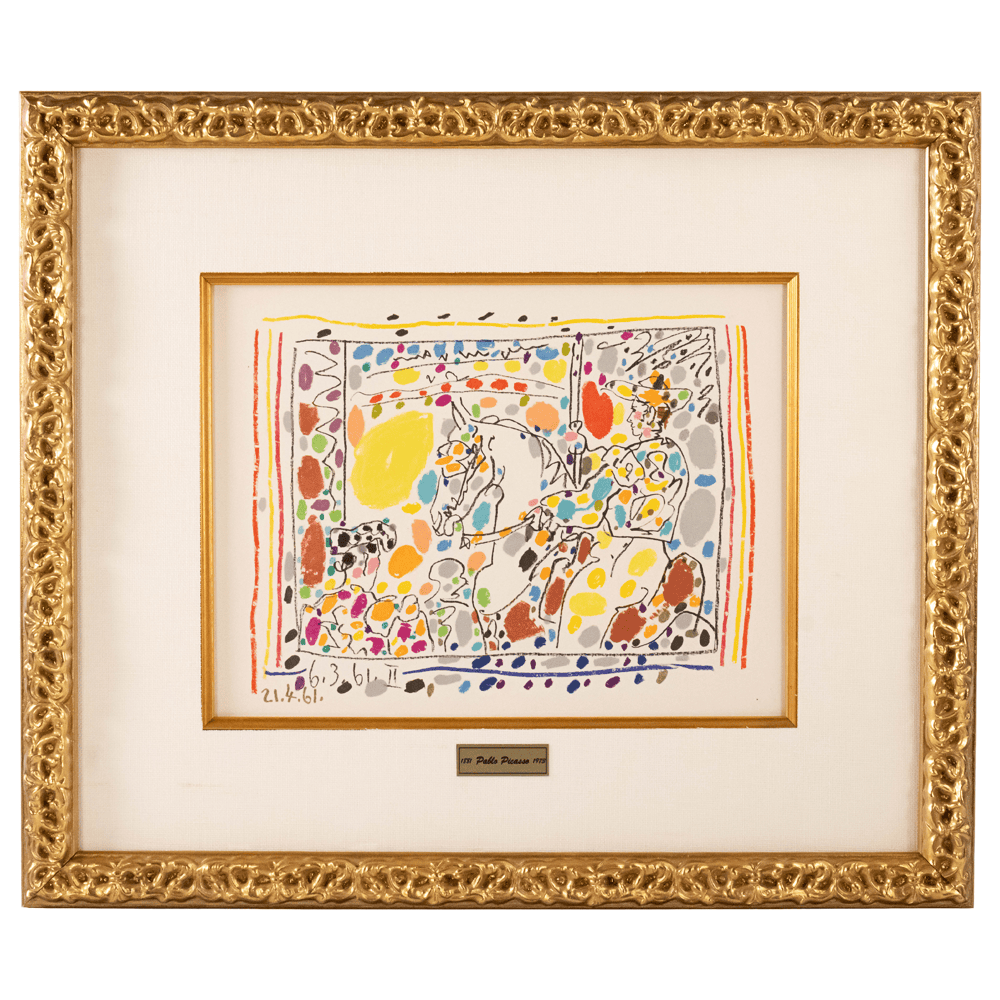 Pablo Picasso: A Los Toros, 1961 Complete Suite of 4 Original Lithographs