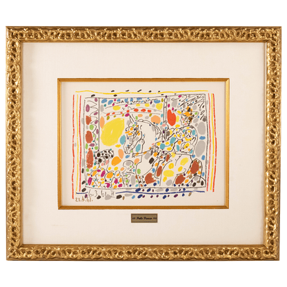 Pablo Picasso: A Los Toros, 1961 Complete Suite of 4 Original Lithographs
