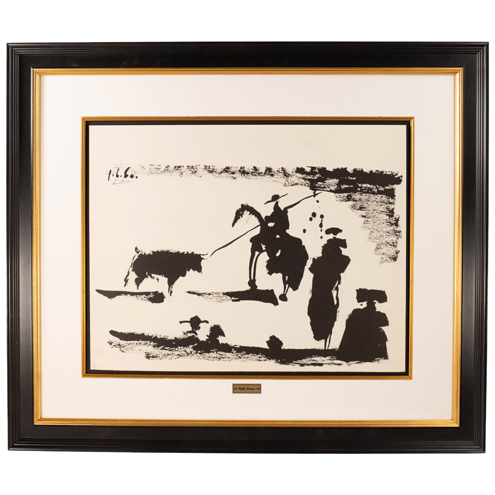 Pablo Picasso: Avant la Pique, from Toros, 1960 Art Gold & Silver Pawn Shop