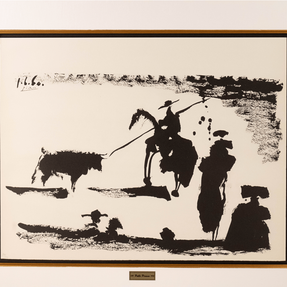 Pablo Picasso: Avant la Pique, from Toros, 1960 Art Gold & Silver Pawn Shop