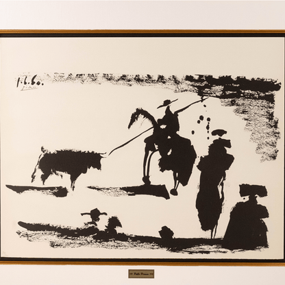 Pablo Picasso: Avant la Pique, from Toros, 1960 Art Gold & Silver Pawn Shop