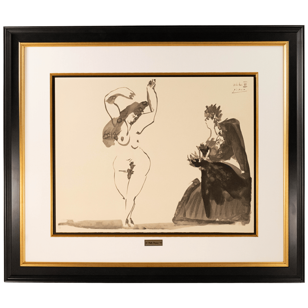 Pablo Picasso: Danseuse et Femme, from Toros, 1960 Art Gold & Silver Pawn Shop