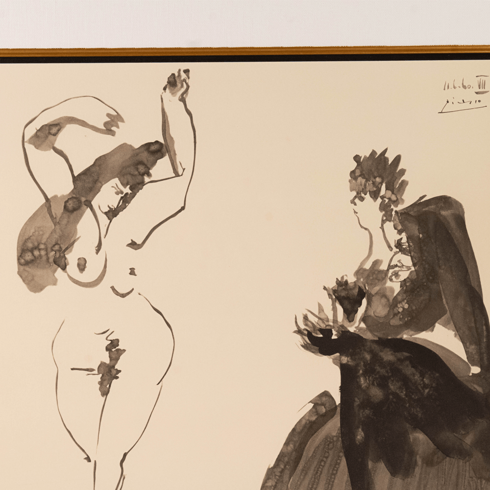 Pablo Picasso: Danseuse et Femme, from Toros, 1960 Art Gold & Silver Pawn Shop