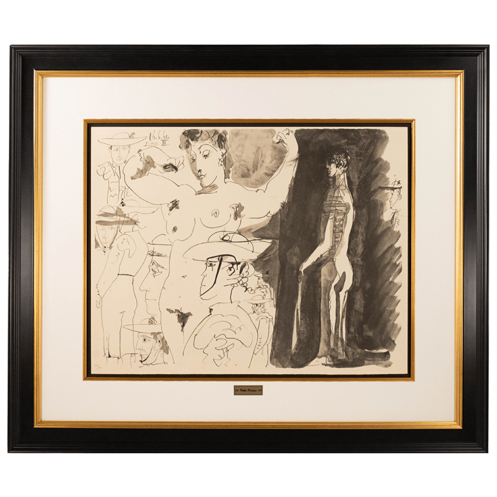 Pablo Picasso: Feuille d'Etudes, from Toros, 1960 Art Gold & Silver Pawn Shop