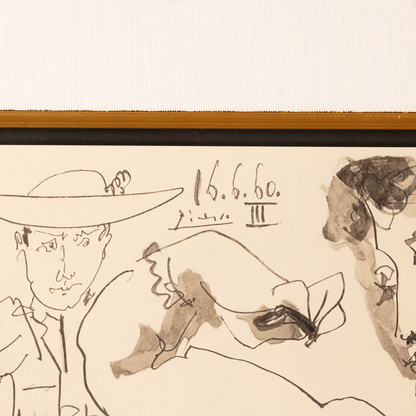 Pablo Picasso: Feuille d'Etudes, from Toros, 1960 Art Gold & Silver Pawn Shop