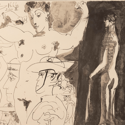 Pablo Picasso: Feuille d'Etudes, from Toros, 1960 Art Gold & Silver Pawn Shop