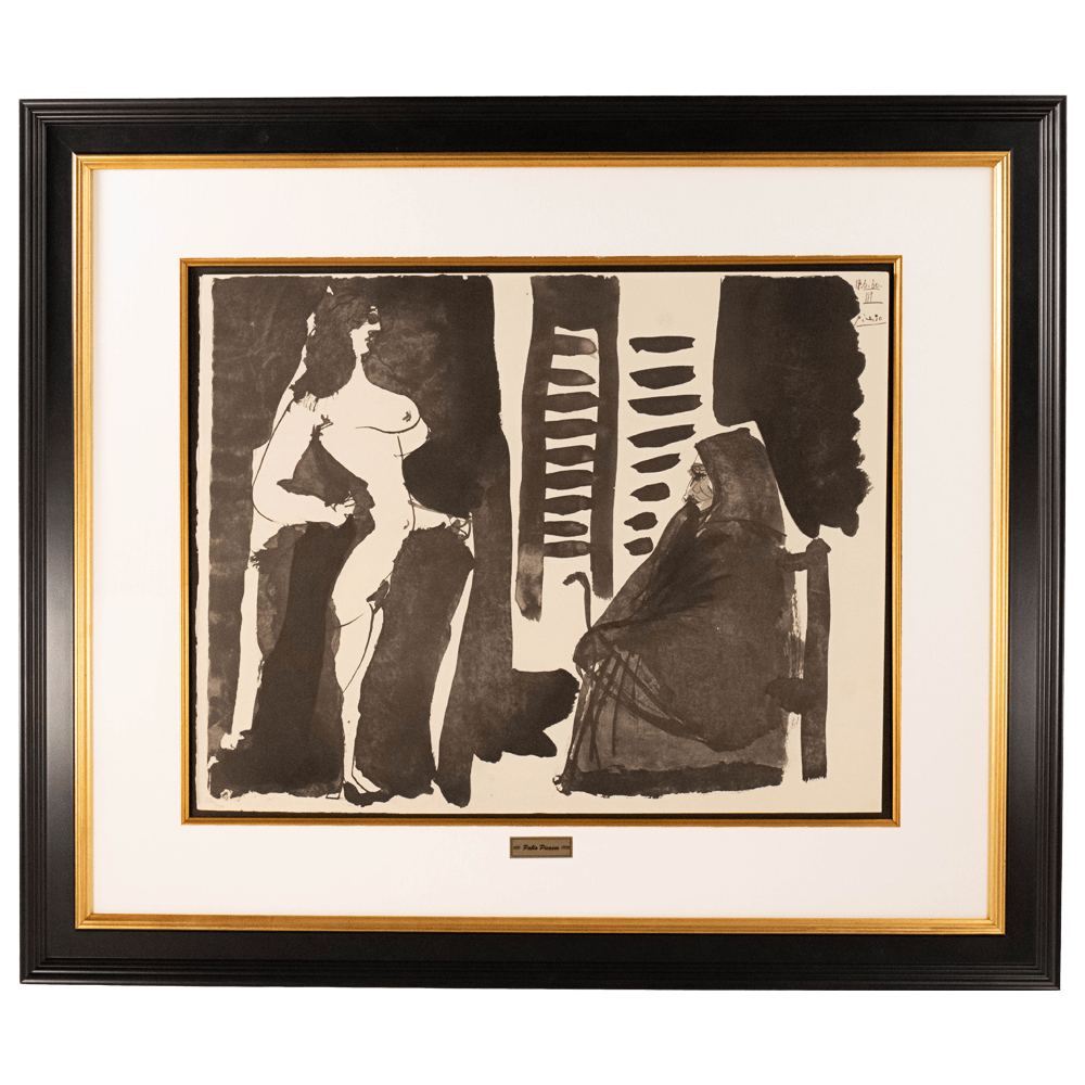 Pablo Picasso: Jeune Fille et Vielle Femme, from Toros, 1960 Art Gold & Silver Pawn Shop