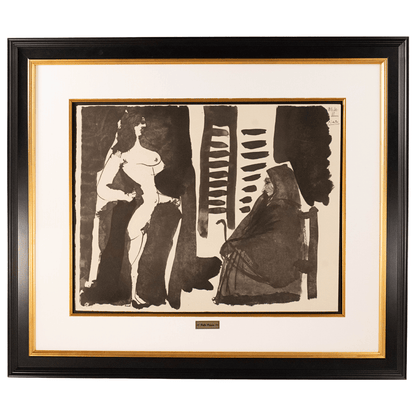 Pablo Picasso: Jeune Fille et Vielle Femme, from Toros, 1960 Art Gold & Silver Pawn Shop