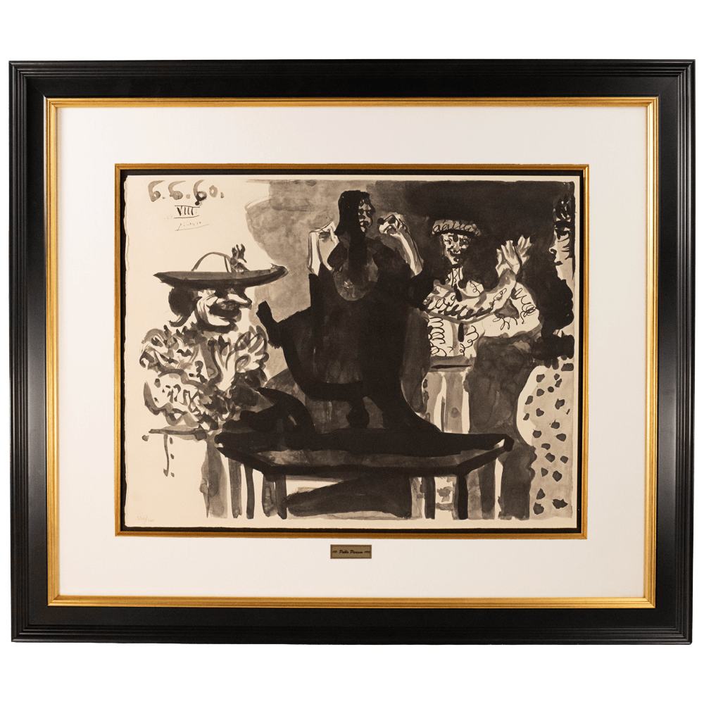 Pablo Picasso: La Danseuse sur la Table, from Toros, 1960