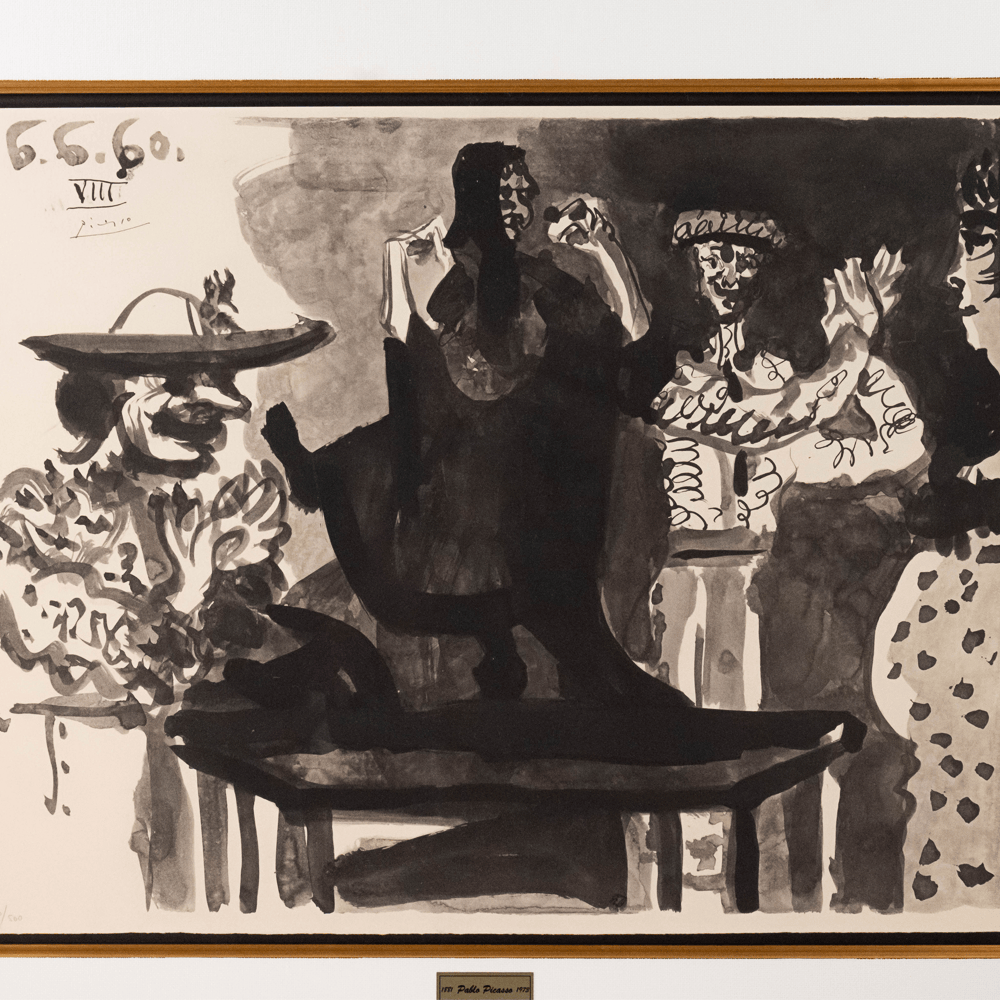 Pablo Picasso: La Danseuse sur la Table, from Toros, 1960