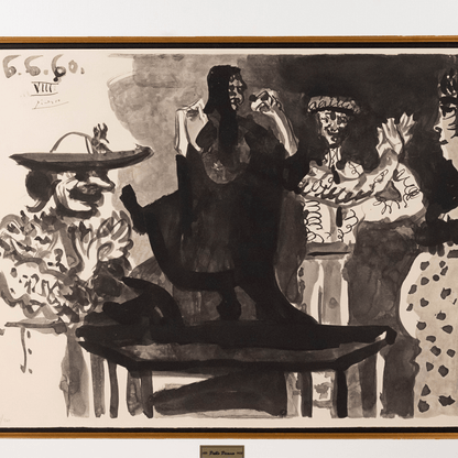 Pablo Picasso: La Danseuse sur la Table, from Toros, 1960