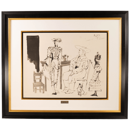 Pablo Picasso: Le Picador Attablé, from Toros, 1960