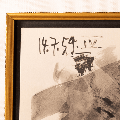 Pablo Picasso: L'Entrée du Picador, from Toros, 1960